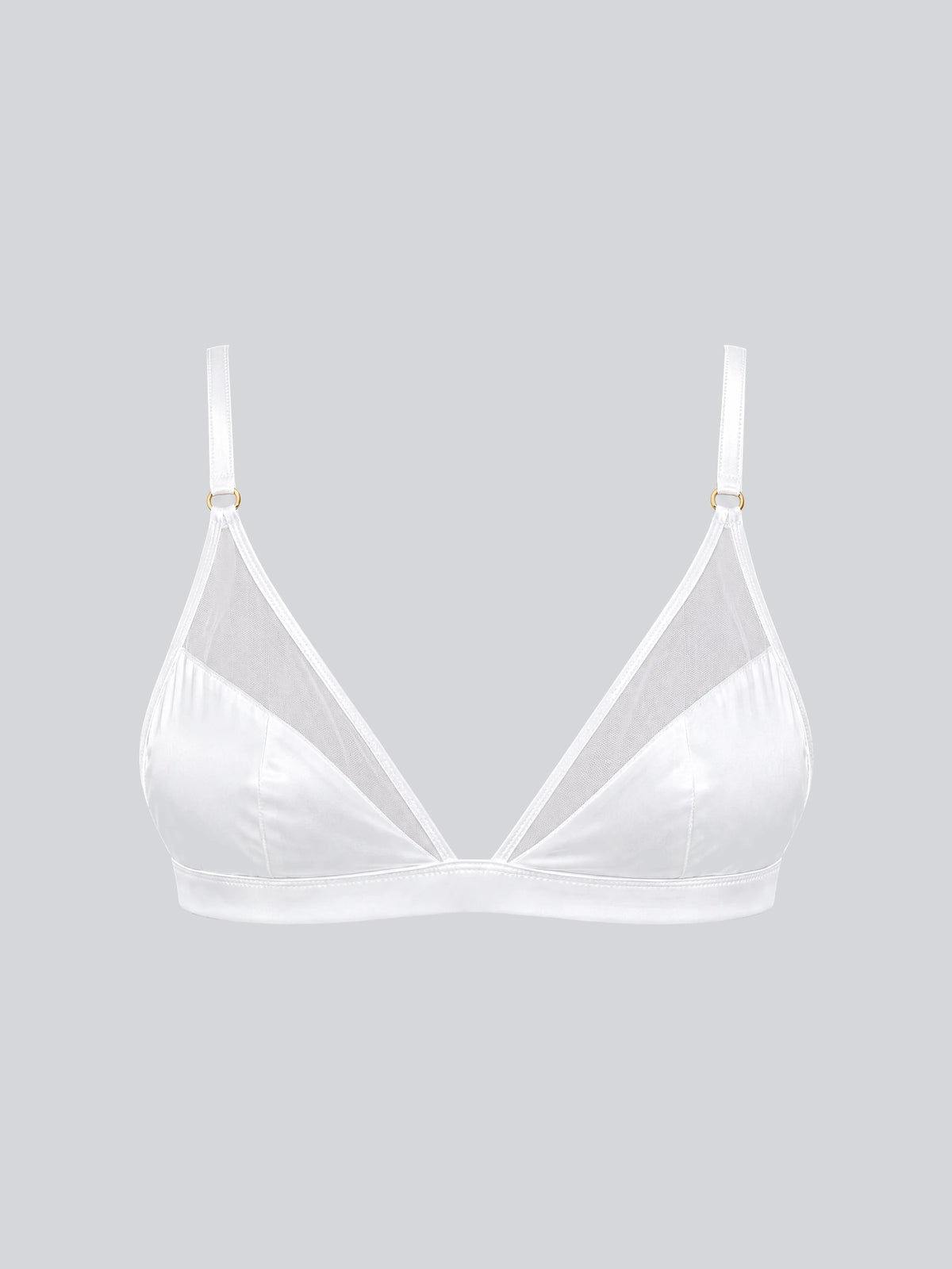 White - June Bralette packshot