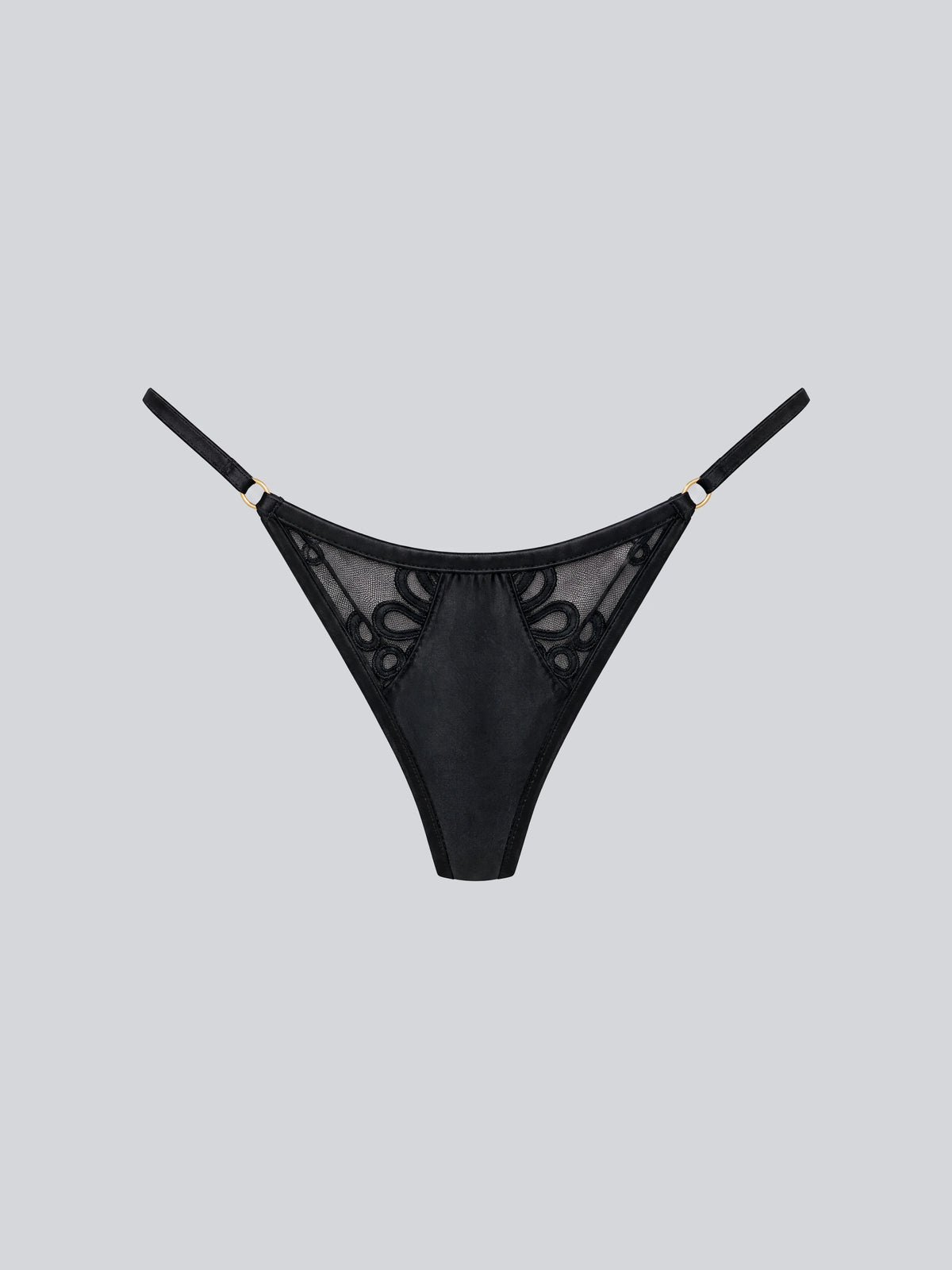 Black - Pixie Thong packshot