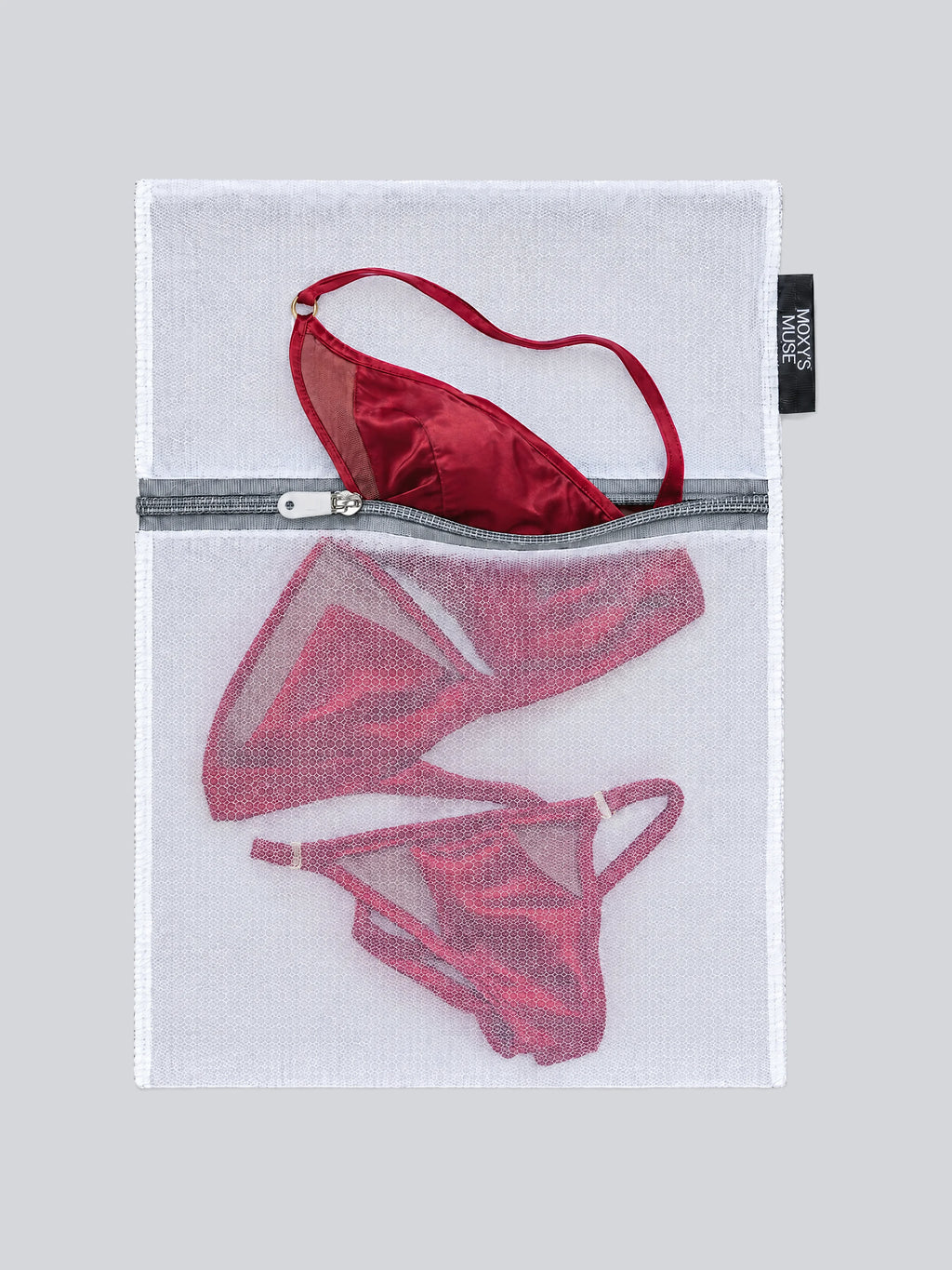 Sheer - Wash Bag with the June Set in Rosewood inside, packshot